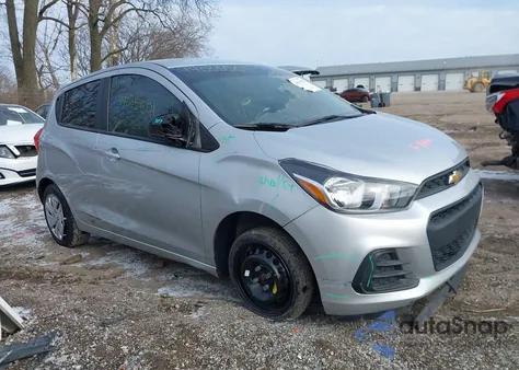 2017 Chevrolet Spark Ls Manual из США, поврежденный, VIN KL8CA6SA6HC787087